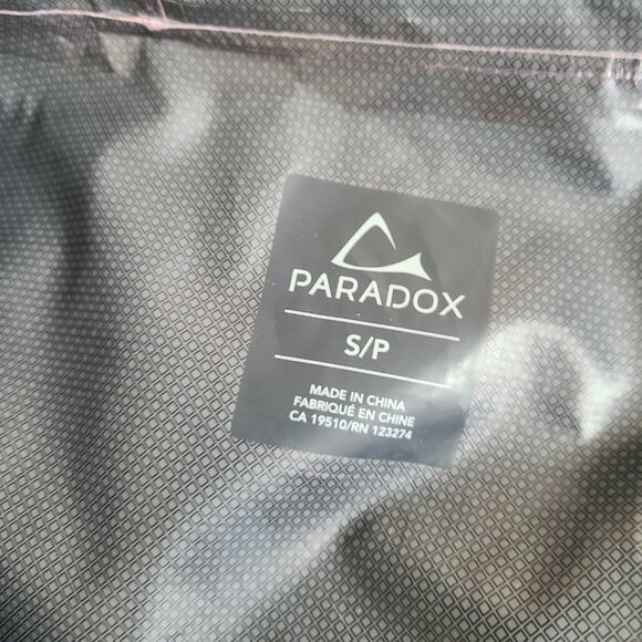 Paradox purple shell jacket with hood. - Picture 4 of 9